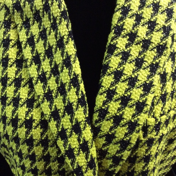 NWT Circus NY unique funky bold Sulphur Spring Houndstooth Blazer Bomber - Picture 6 of 16